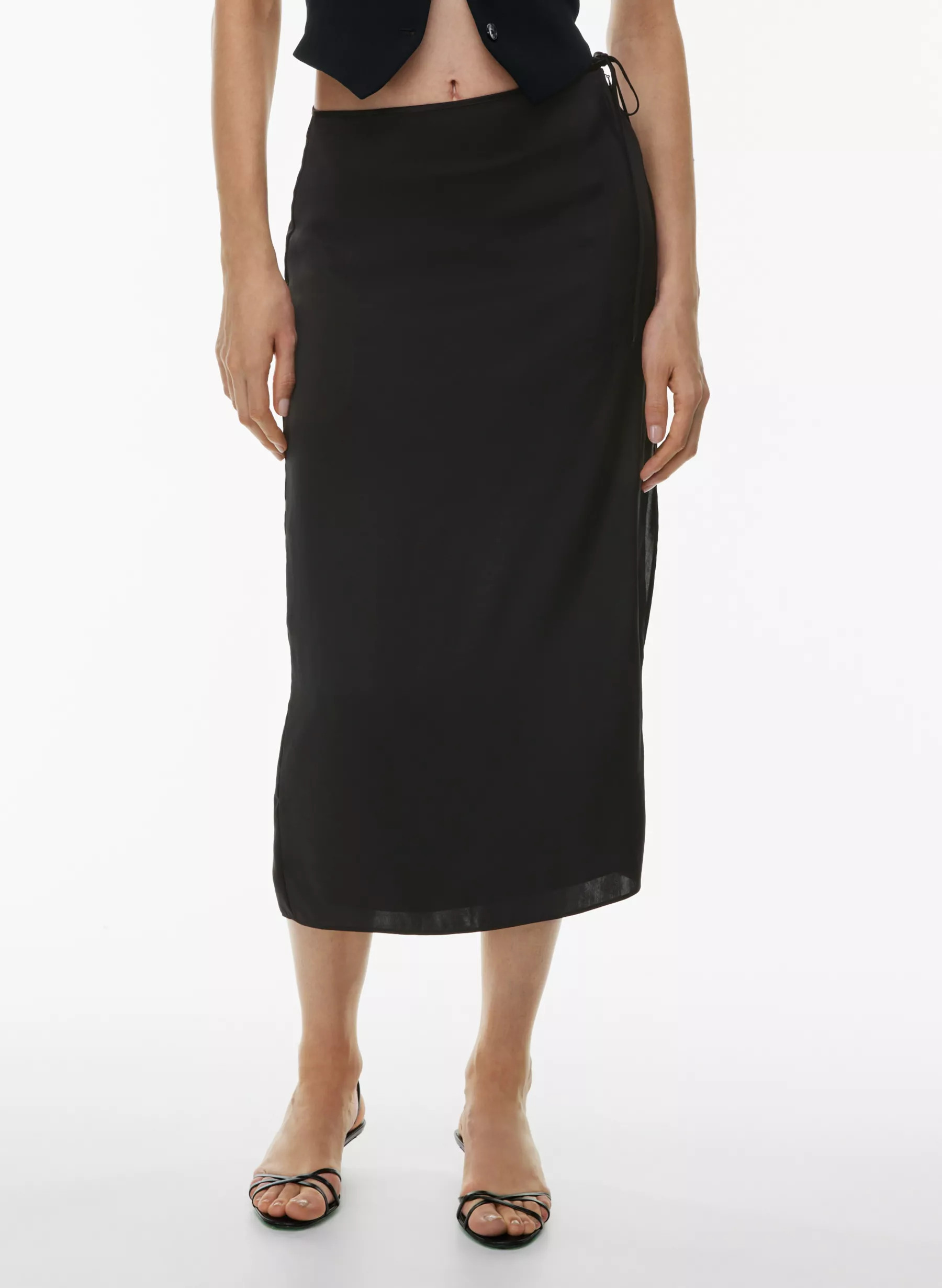 ELIXIR SATIN SKIRT | Aritzia