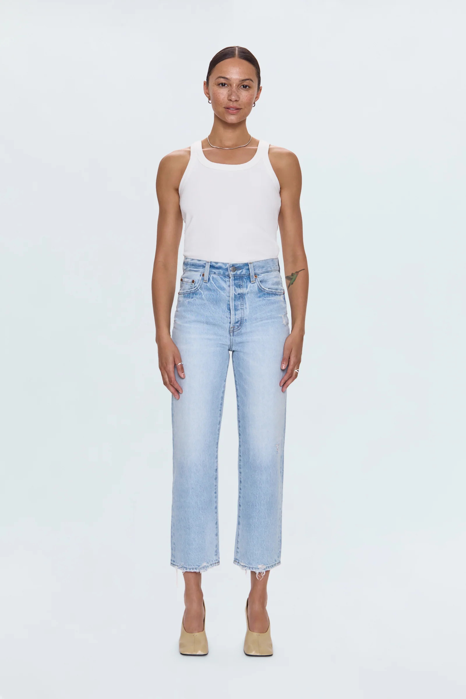 Cassie Super High Rise Straight Jean - Radiant Vintage | Pistola Denim