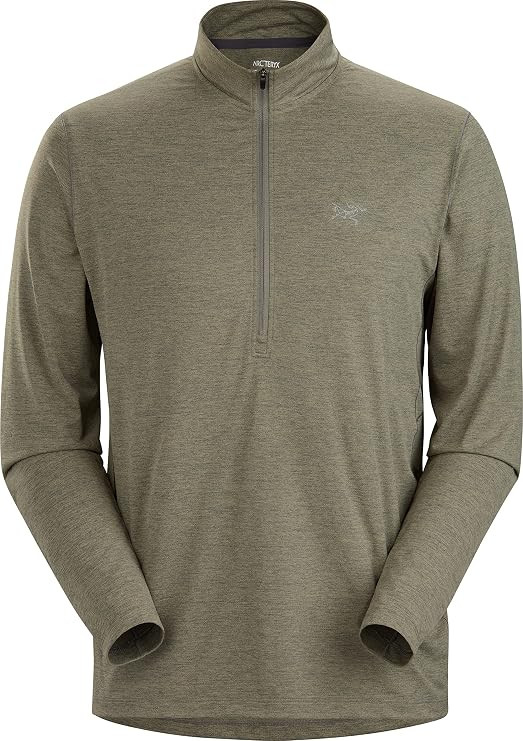Arc'teryx Cormac Zip Neck Shirt LS Men's | Lightweight Zip Neck for Trail Runs and Hiking | Amazon (US)