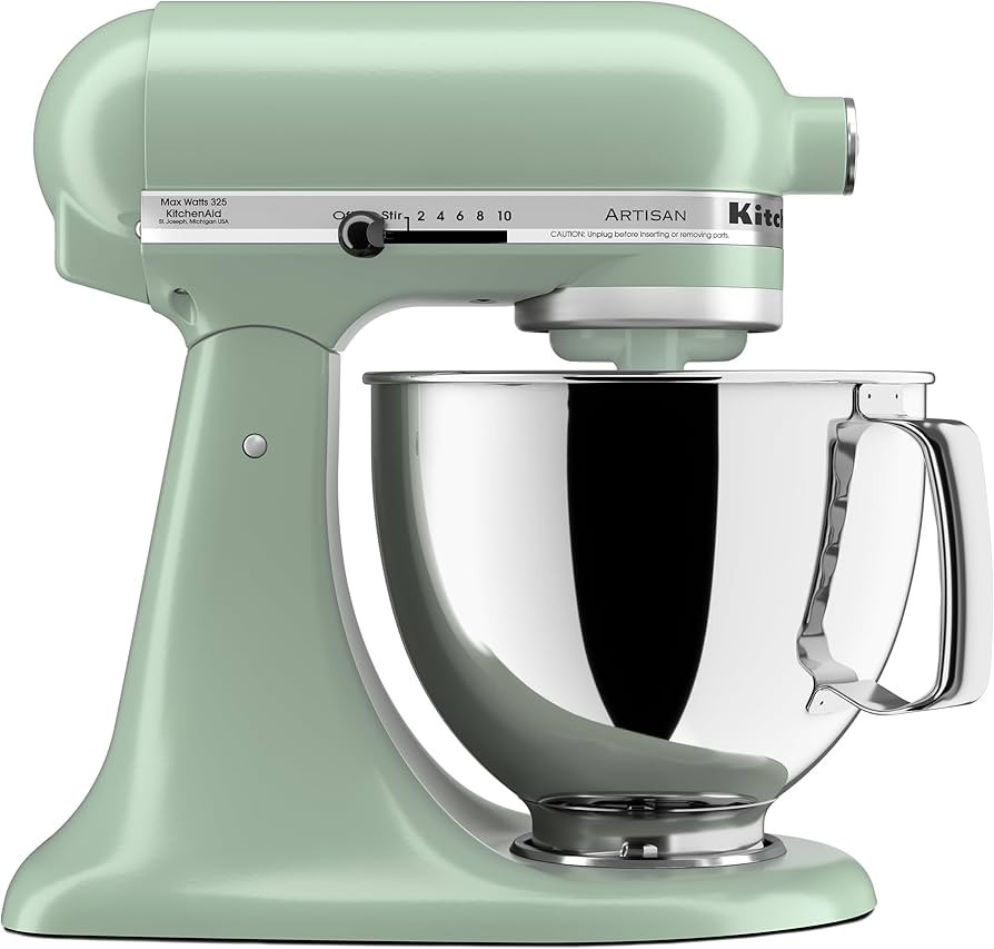 KitchenAid Artisan Series 5 Quart Tilt-Head Stand Mixer, KSM150PS, Cardamom | Amazon (US)