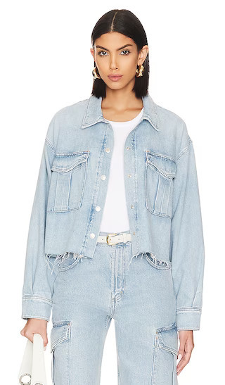 Nyx Denim Shirt in Realm | Revolve Clothing (Global)