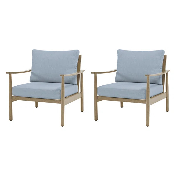 Mariene Aluminum Premium All-Weather Wicker Outdoor Lounge Chair | Wayfair North America