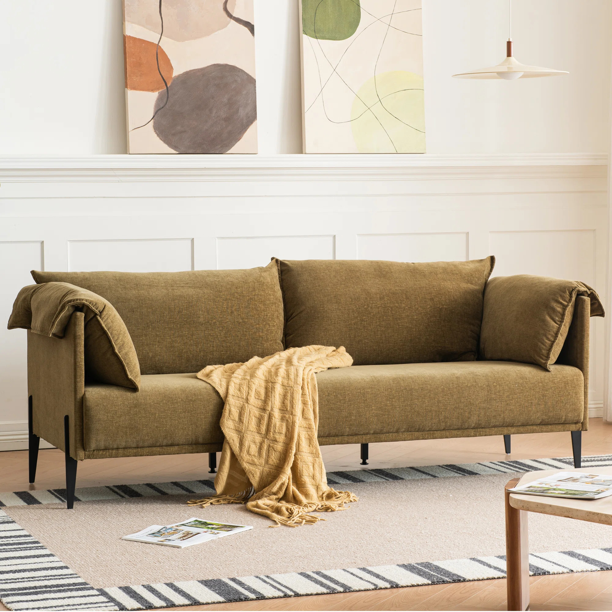Veda 81.88" Upholstered Sofa | Wayfair North America
