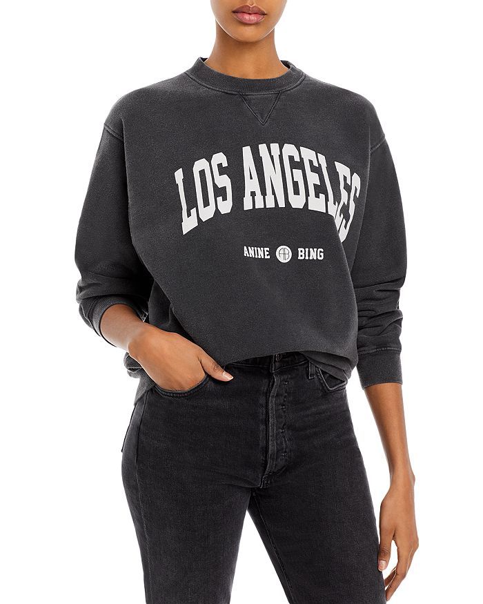 ramona university sweatshirt in washed black | Bloomingdale's (US)