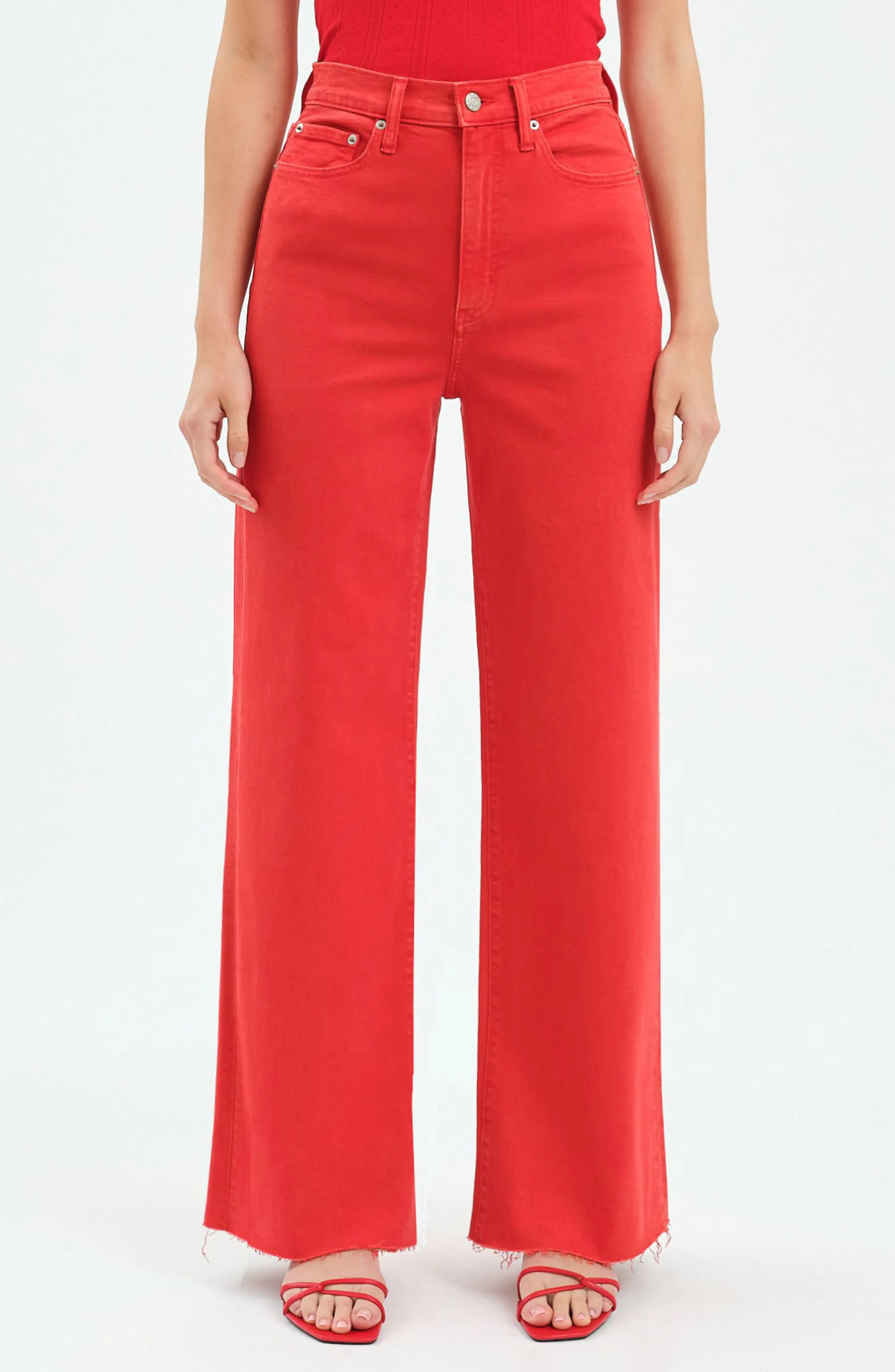 Far Out High Waist Wide Leg Jeans (Women) | Nordstrom | Nordstrom