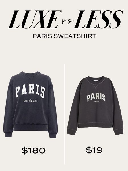 Save or splurge - anine bing Paris sweatshirt similar 
H&M graphic sweatshirt 
#miamiamine



#LTKunder100 #LTKunder50 #LTKstyletip