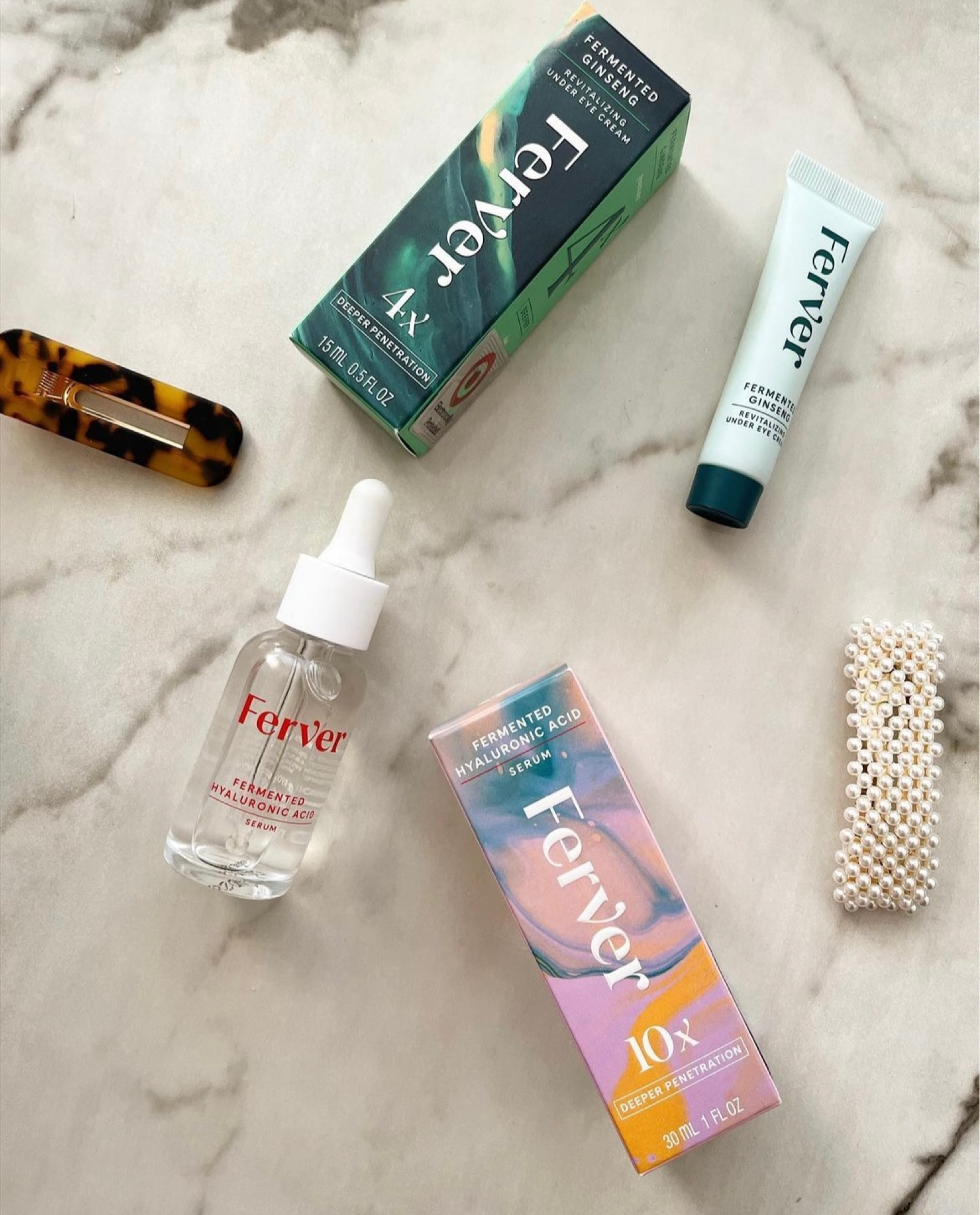 Have you tried @ferverskincare yet?! All Ferver is 20% off at Target right now with #Targetcircle. 

This is your sign to head to @target and pick some up. 

This weekend I picked up these two Ferver products on my target run and they did not disappoint! 

I can already tell that the fermented Hyaluronic Acid Serum is going to be my new go to. I have extremely dry skin, and this serum has been helping my skin stay moisturizer and glowing all week. Unlike some moisturizing serums, this one is not super thin. It’s fairly viscous and really soaks into the skin! 

So far, I’m liking the under eye cream as well for some extra moisturizing under my eyes as well. 

What #ferverskincare products are you most excited to try? 

#LTKstyletip #LTKbeauty #LTKsalealert