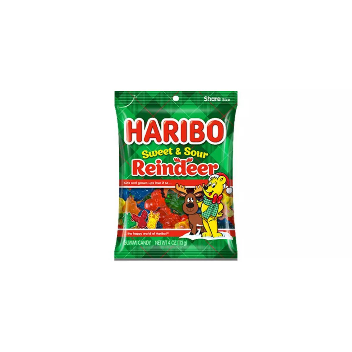 Haribo Sweet and Sour Reindeer - 4oz | Target