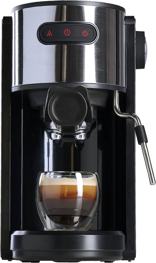 Coffee Gator Espresso Machine, Quick-Brew Espresso Maker with Milk Frother & 1.3 Liter Removable ... | Amazon (US)