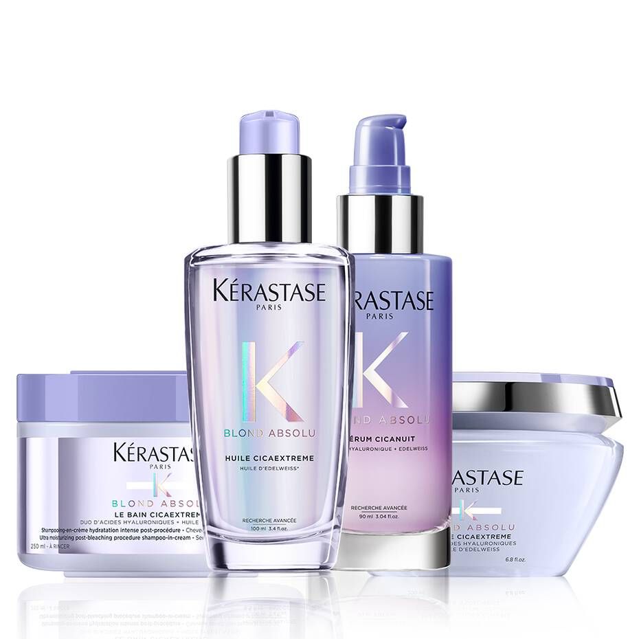 Blond Absolu Bleached Blonde Hair Care Set  Listen to pronunciation    A regimen for the most ser... | Kerastase US