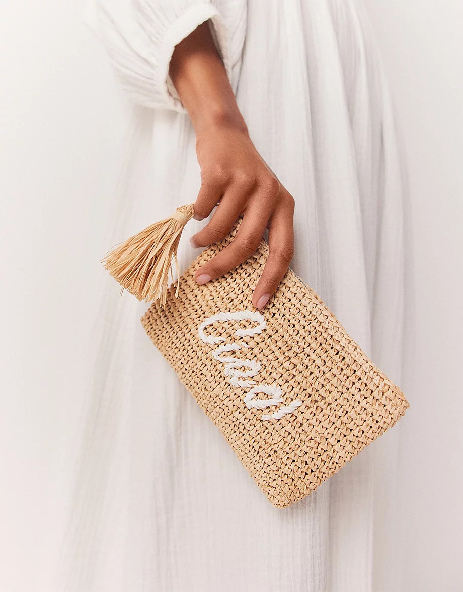 Ciao! Raffia Pouch | The White Company (UK)