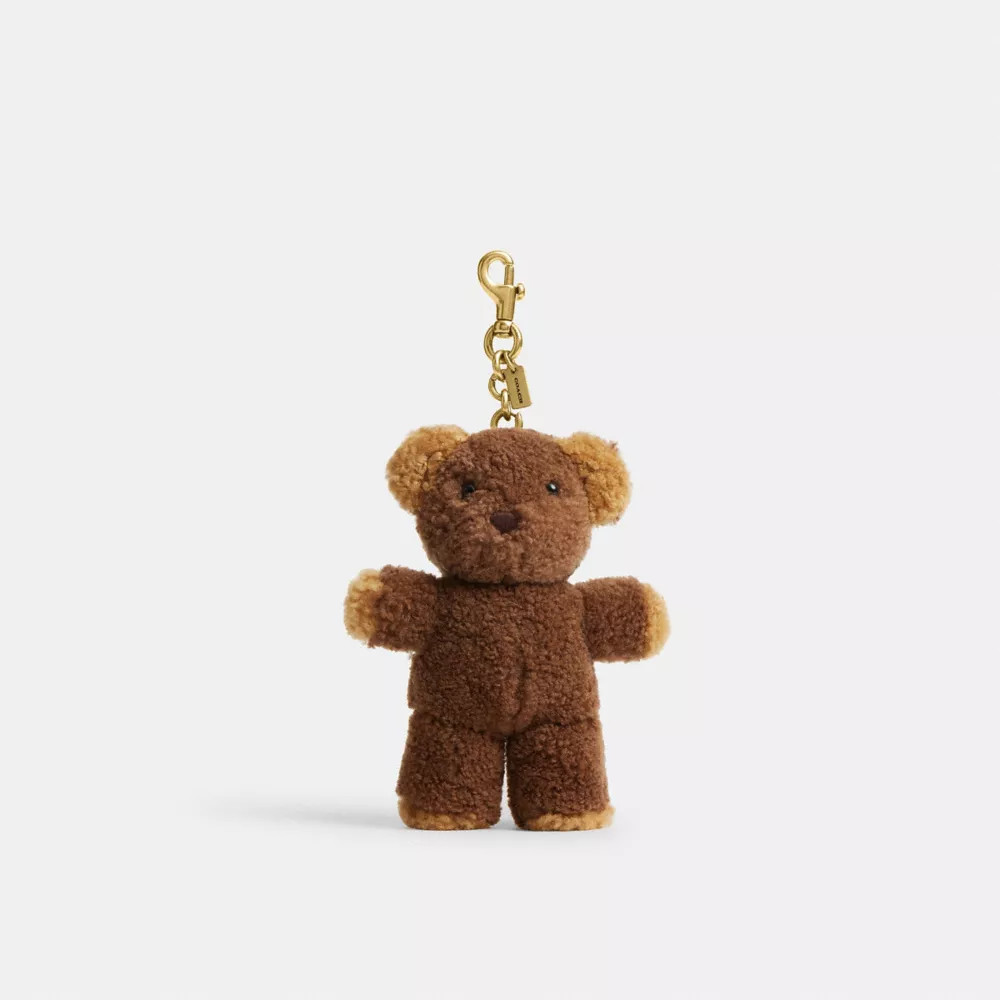 Teddy Bear Bag Charm In Shearling | Coach (US)