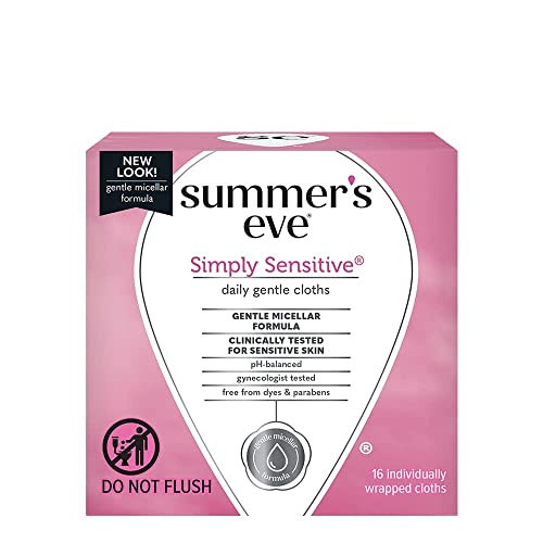 Summer's Eve Cleansing Cloths, Simply Sensitive, 16 Count | Amazon (US)