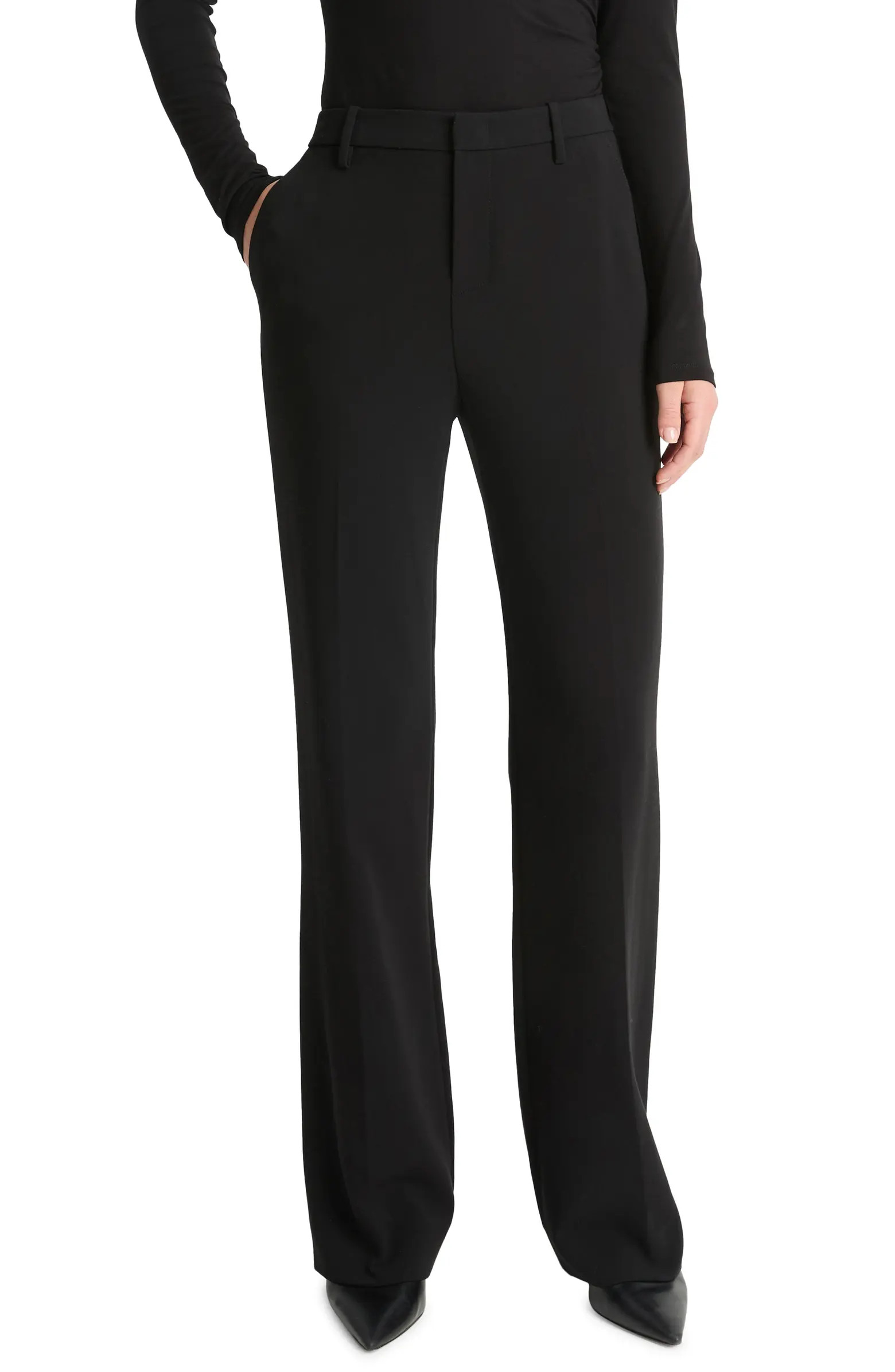 Vince Tailored Mid Rise Stretch Bootcut Pants | Nordstrom | Nordstrom