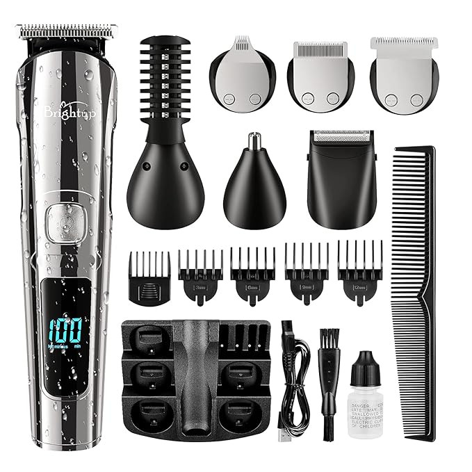 Amazon.com: Brightup Beard Trimmer for Men, Hair Clippers & Hair Trimmer, IPX7 Waterproof Mustach... | Amazon (US)