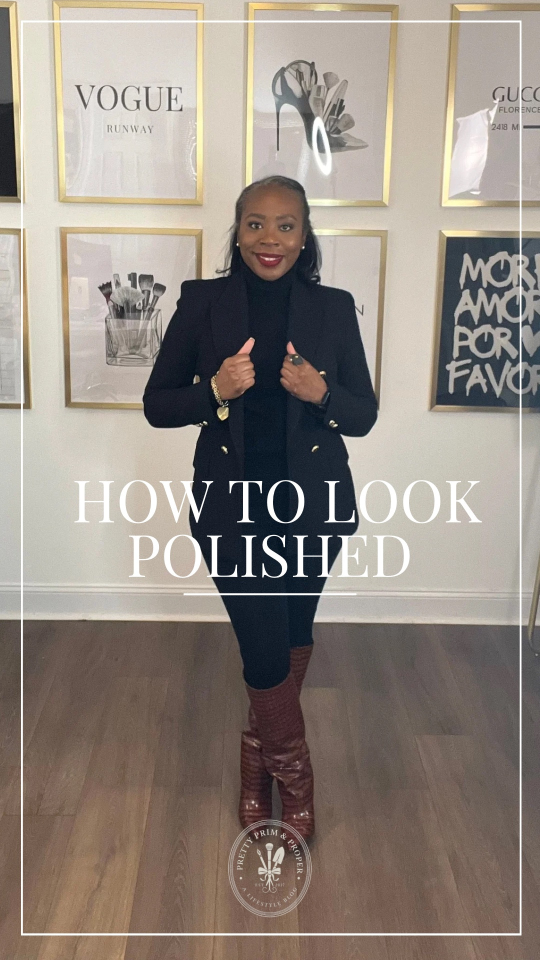 
The easiest way to look polished—start with an all black base, add a structured blazer, and finish with classic details 🤍

Wearing my go-to ponte leggings, a tailored blazer, and cognac boots for that rich contrast. Linked everything for you here.

#LTKWorkwear #LTKootd #LTKOver40