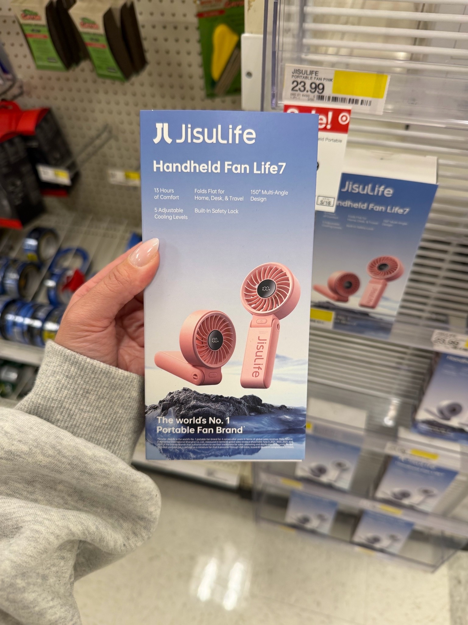 This portable fan is one of those summer essentials you’ll end up using constantly. It’s compact, rechargeable, and perfect for keeping in your bag for walks, travel, outdoor events, or just surviving hot days. Such a good little find for summer while it’s still in stock.

#LTKmorningroutine #LTKselfcare #LTKSeasonal