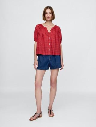 Gap × DÔEN Gingham Top | Gap (US)