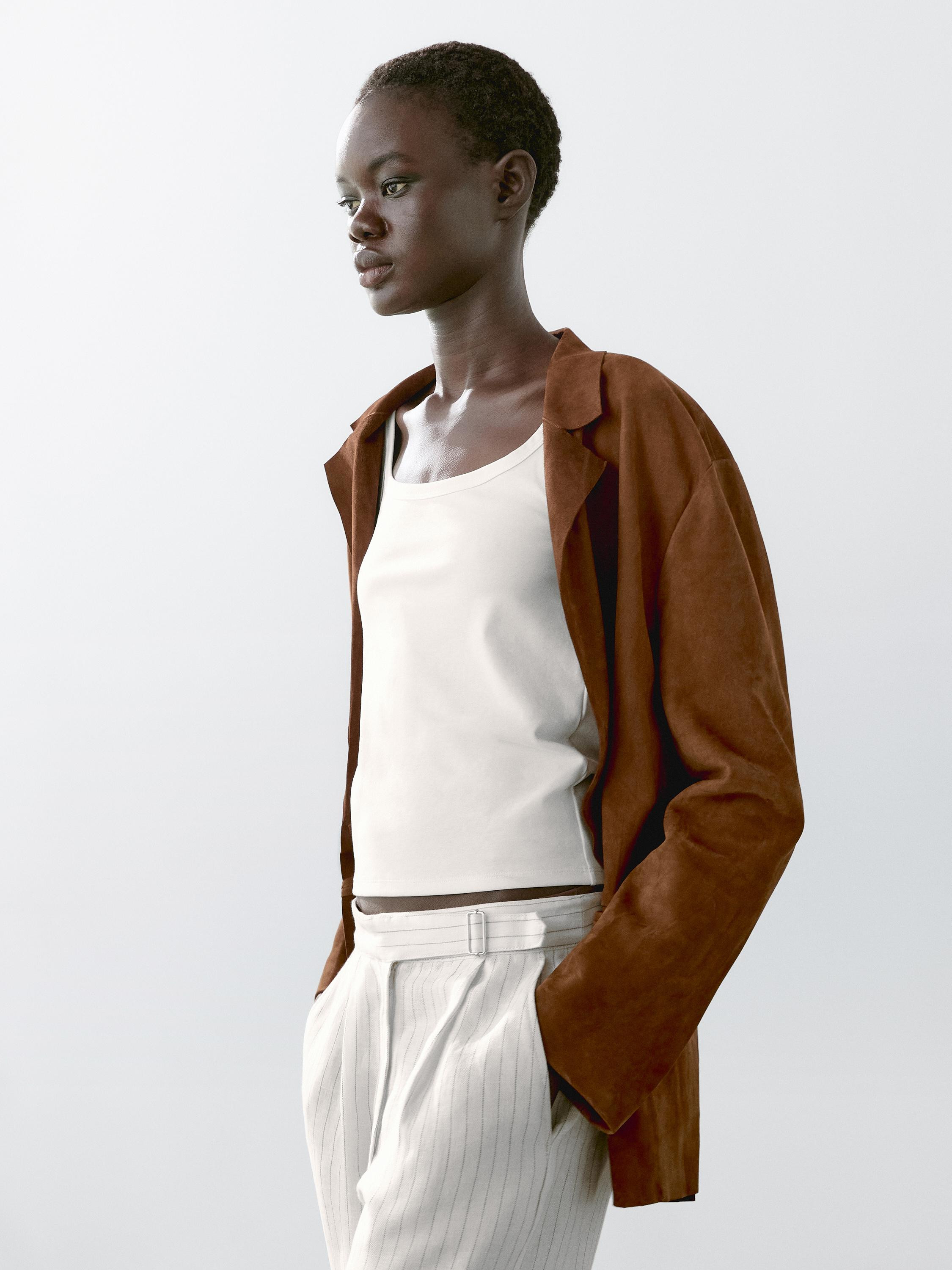 Stretch strappy top | Massimo Dutti US