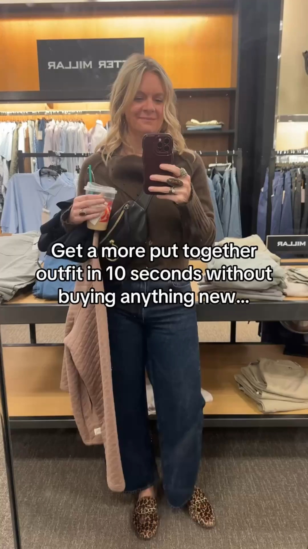 The fastest way to elevate any outfit? 
Add a belt. 

Seriously. A belt at your natural waist instantly creates shape, defines proportions, and makes everything look more polished and intentional. 

Oversized sweater? Belt it. Baggy dress? Belt it. Blazer that’s a little too long? Belt over it. 

You already own the pieces. You just need this one styling trick to make them work harder. 

✨ Follow for more quick styling hacks