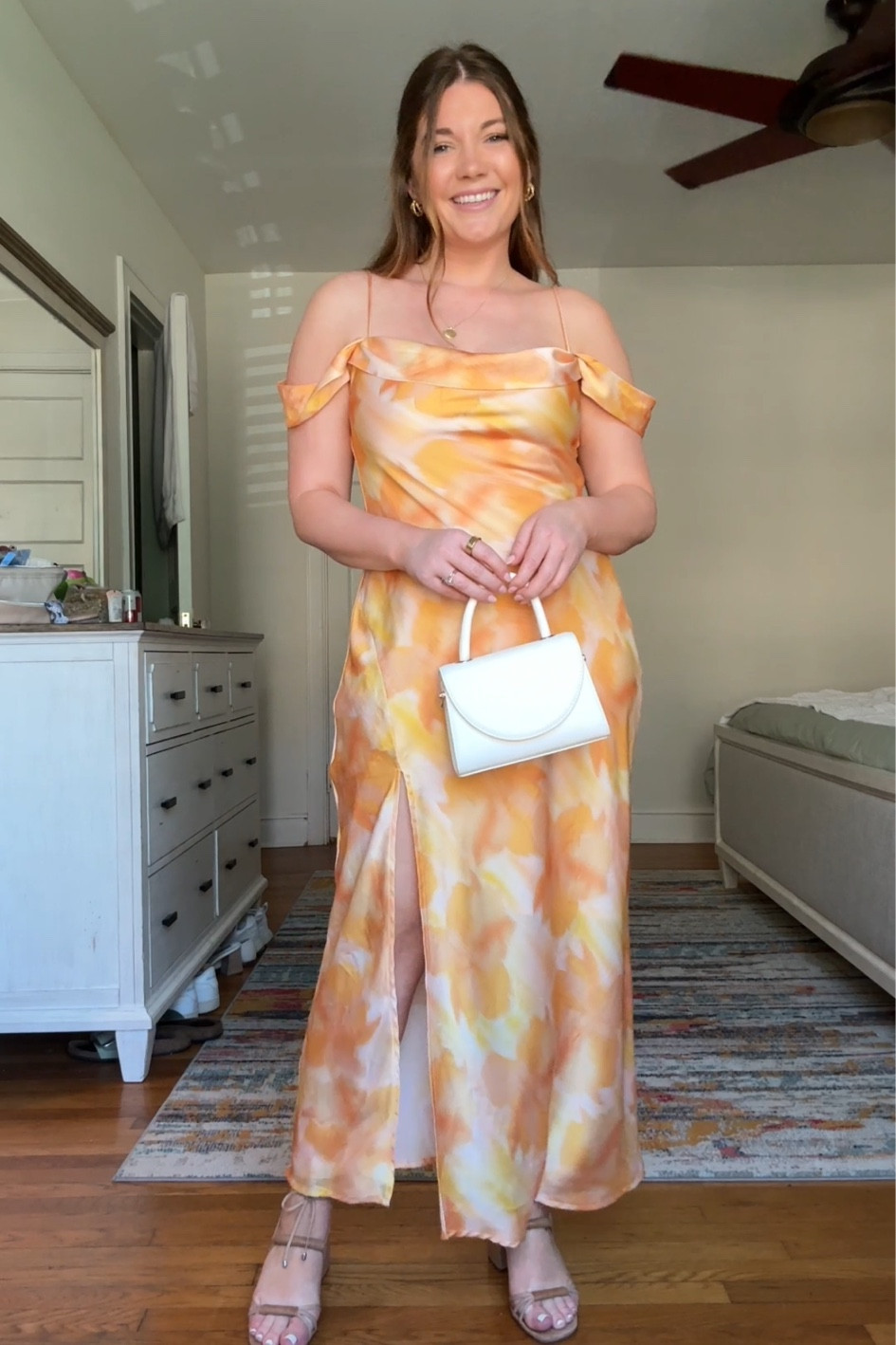 Butter yellow wedding guest dress 🌼🧈🥂💛✨ so perfect for spring!

#LTKWedding
