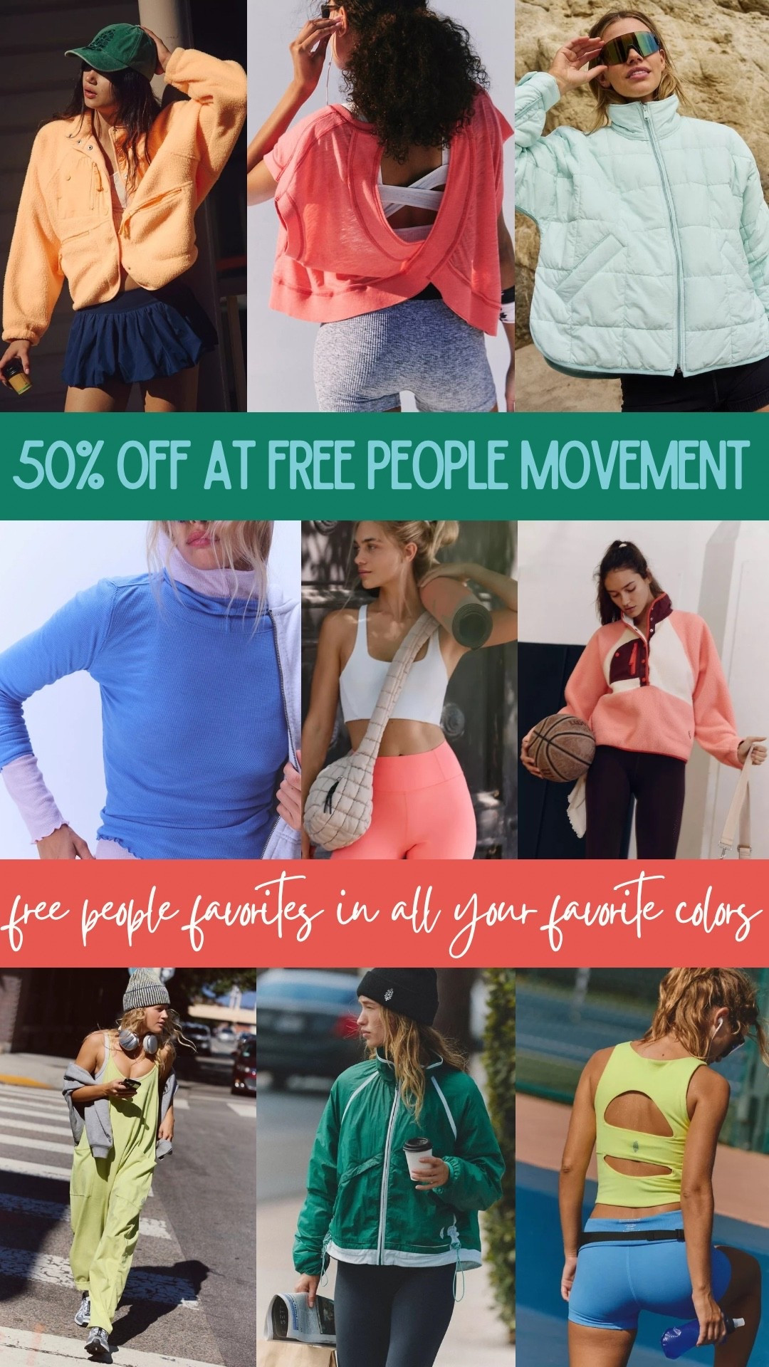 50% off favorites at free people movement!! my girls and I all wear XS • 

#LTKSaleAlert #LTKActive #LTKFindsUnder50