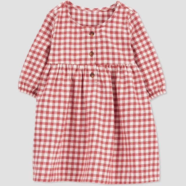 Carter&#39;s Just One You&#174; Baby Girls&#39; Plaid Dress - Red 9M | Target