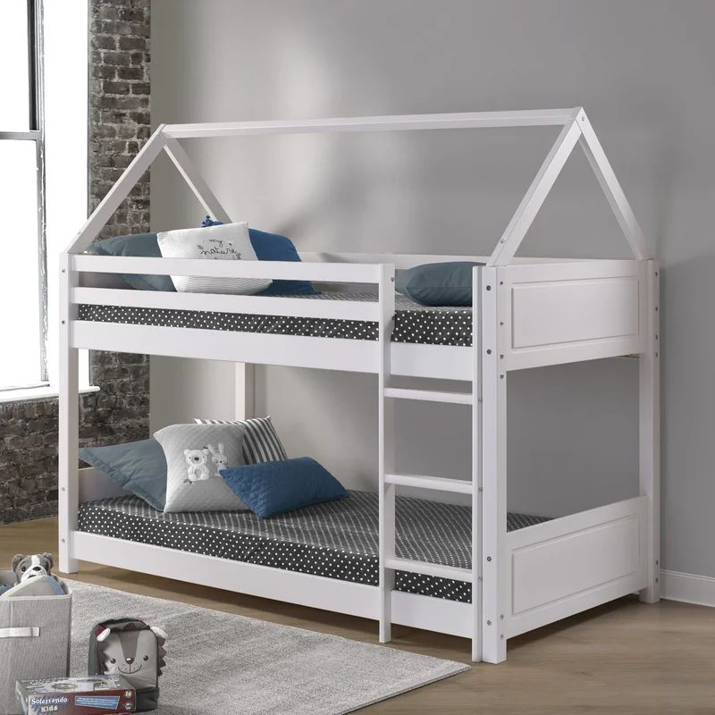 Jewell Twin Over Twin Standard Bunk Bed by Sand & Stable™ Baby & Kids | Wayfair North America