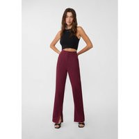 Stradivarius Dressy super high-waist trousers Burgundy 10 | Stradivarius (UK)