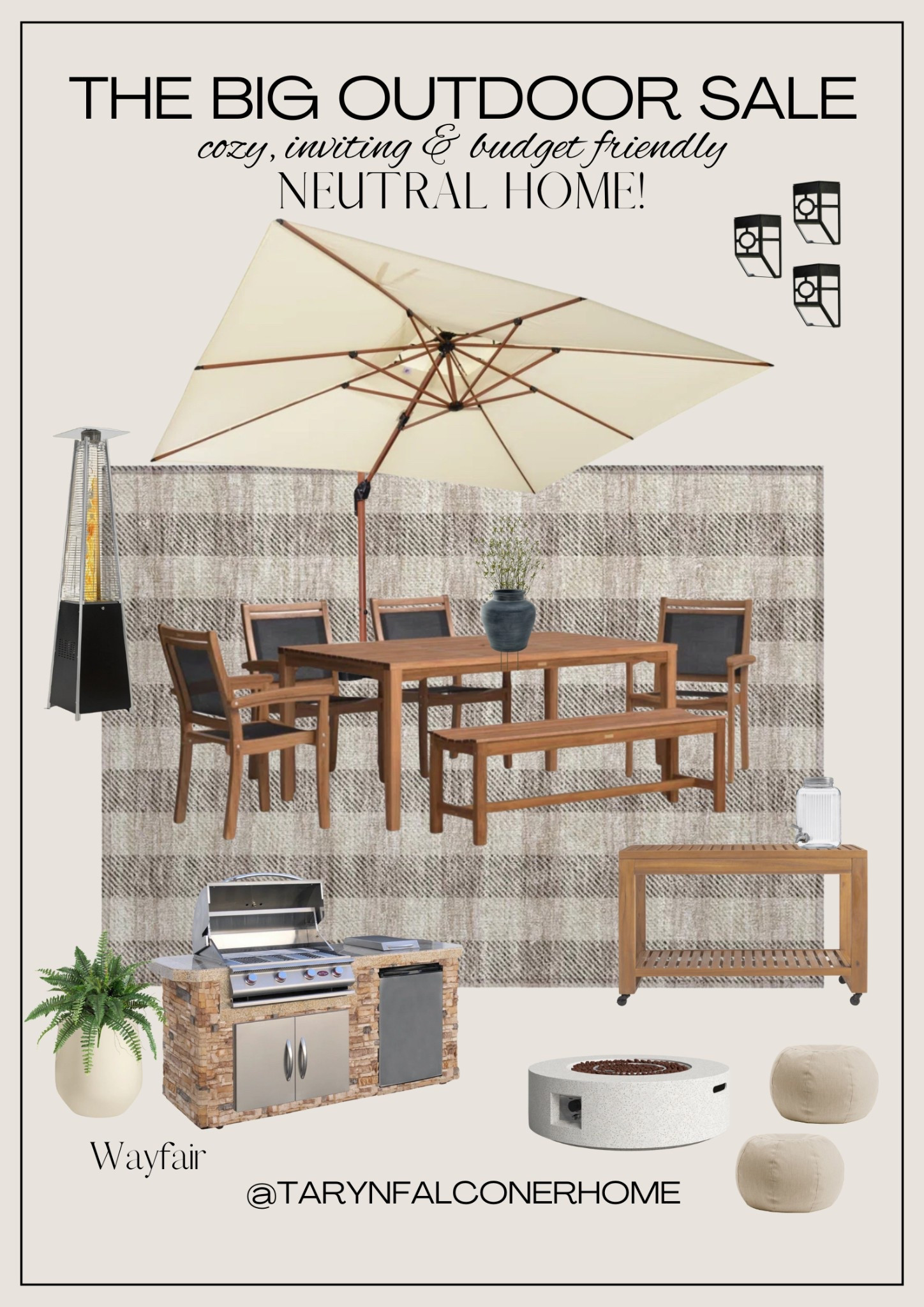 Cozy, inviting & budget friendly finds! Shop @wayfair ‘The Big Outdoor Sale’ up to 50% off with fast & free shipping over $35!

#wayfair #wayfairpartner #outdoorpatio #summerpatio #sale #patiofinds #outdoorfurniture #outdoorrug #diningtable #diningchairs #outdoorbbq #patioumbrella #solarlights #outdoorheater

#LTKHome #LTKSeasonal #LTKSaleAlert