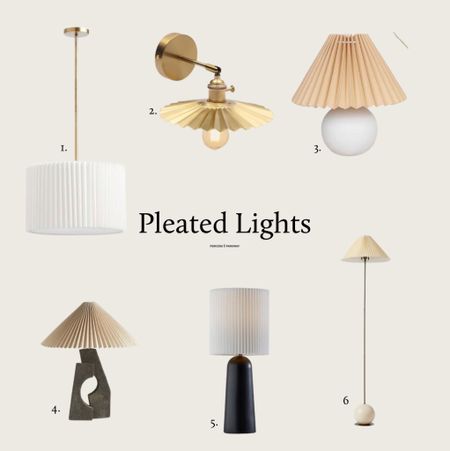 Pleated lighting options. #floorlamp #tablelamp #chandelier #lighting #wallsconce 

#LTKhome #LTKstyletip #LTKunder50