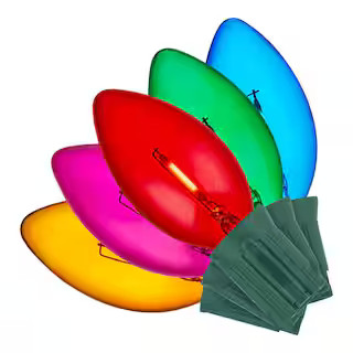 50 Multi-Colored C9 LED Lights | The Home Depot