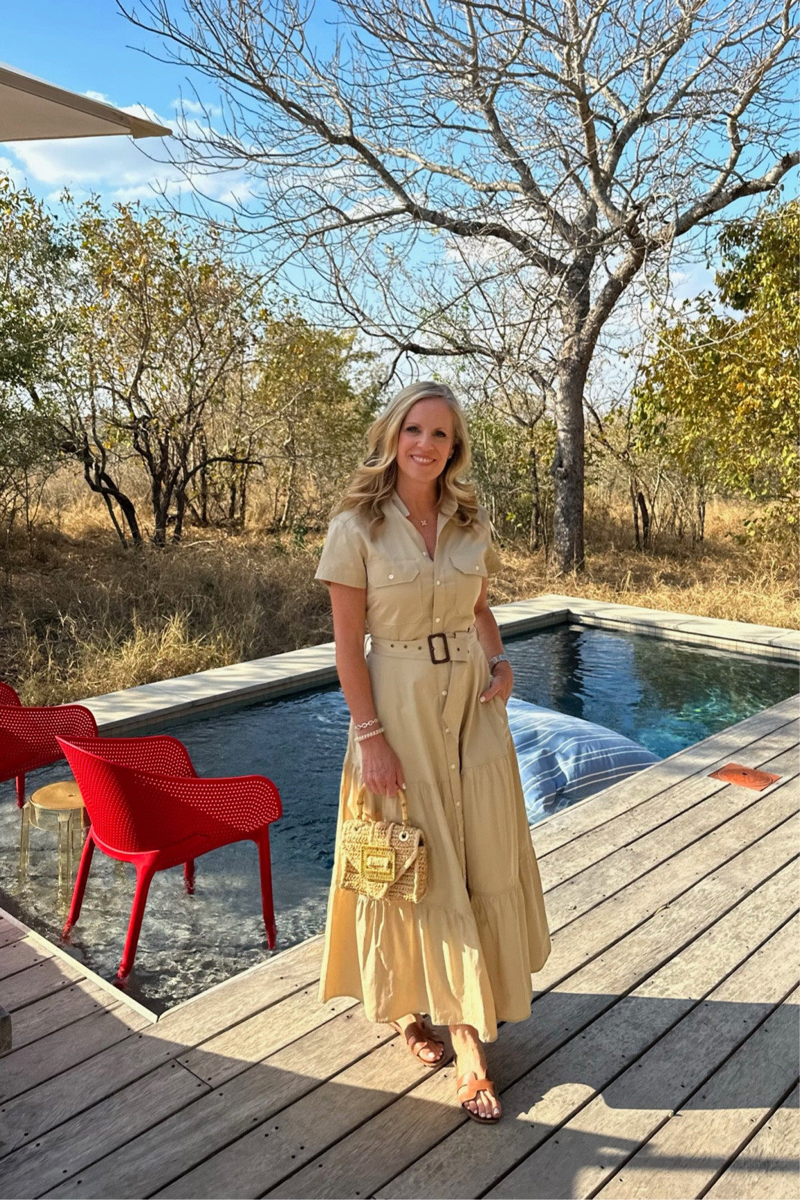 Fall midi dress with self belt 
Avis mini straw bag 
Tan orange sandals 
Fall outfit 
Fall transitional outfit 

#LTKOver40 #LTKSeasonal #LTKStyleTip
