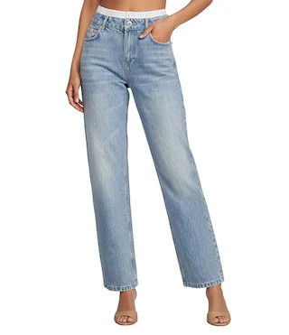 Amelia Boxer Denim Jeans | Dillard's