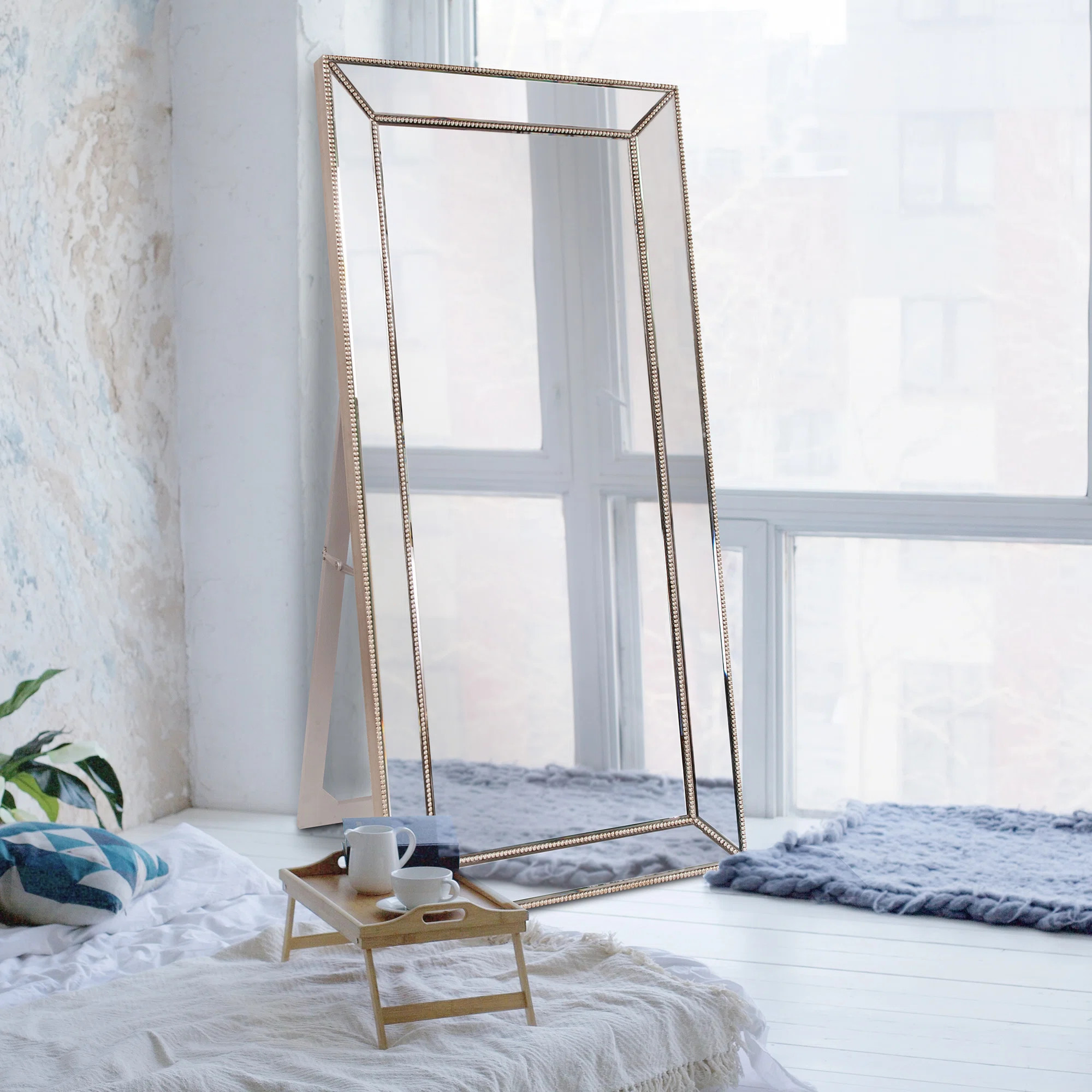 Jaisey Solid Wood Rectangle Mirror | Wayfair North America