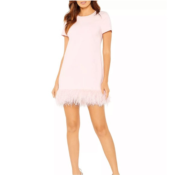 Likely Marullo Feather trim dress | Poshmark