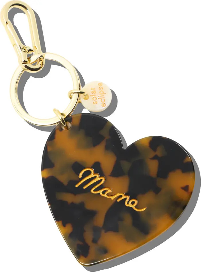 Mama Heart Hand Painted Key Chain Bag Charm | Nordstrom