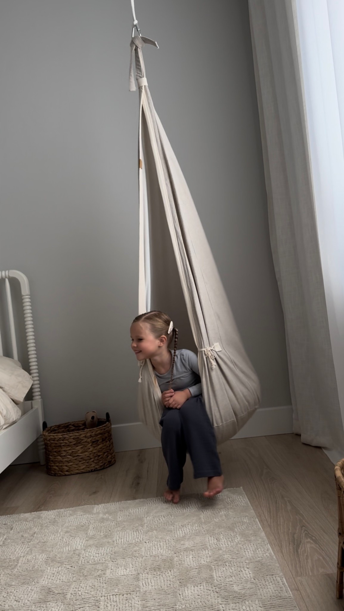This canvas hanging swing instantly turned our kids’ room into a cozy retreat 💭
It’s perfect for reading time, quiet moments, or just having fun!
Neutral, sturdy, and blends beautifully with any decor — one of our best finds 🤍

#LTKkids
#LTKhome
#LTKbaby
#NeutralDecor
#KidsRoomInspo
#CozyCorners
#ToddlerMom
#MomLife
#KidsInterior
#SwingChair
#MinimalHome
#MontessoriStyle
#LTKfamily
#LTKstyle


#LTKKids #LTKFamily #LTKGiftGuide