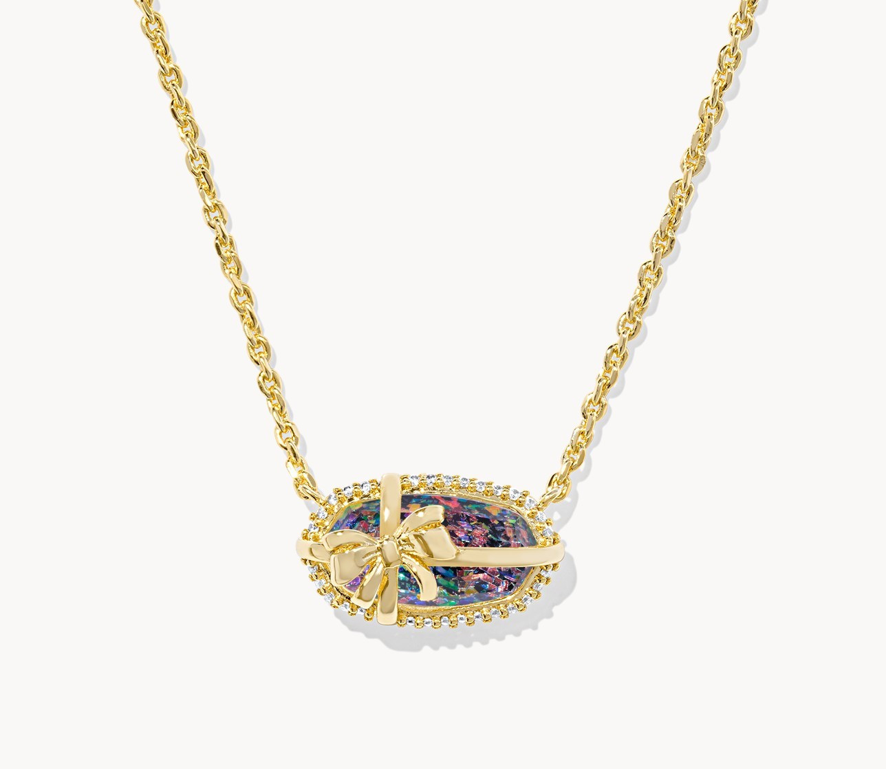 Elisa Bow Short Pendant Necklace | Kendra Scott