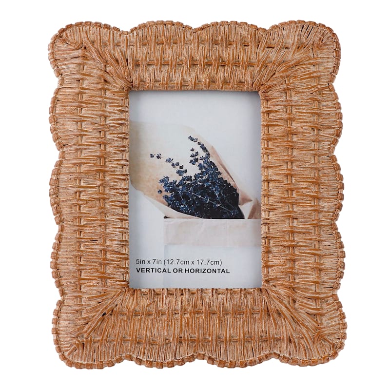 Grace Mitchell Woven-Look Tabletop Frame, 5x7 | At Home