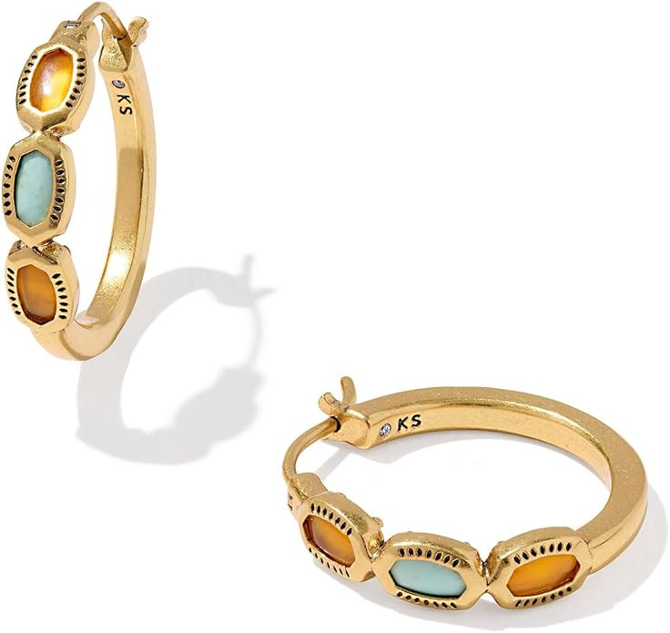 Kendra Scott Mini Elisa Hoop Earrings, Fashion Jewelry for Women | Amazon (US)
