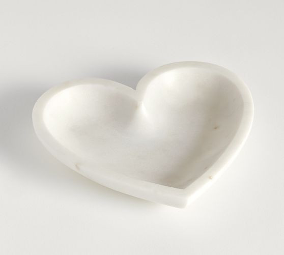 Handcrafted Marble Heart Trays | Pottery Barn (US)