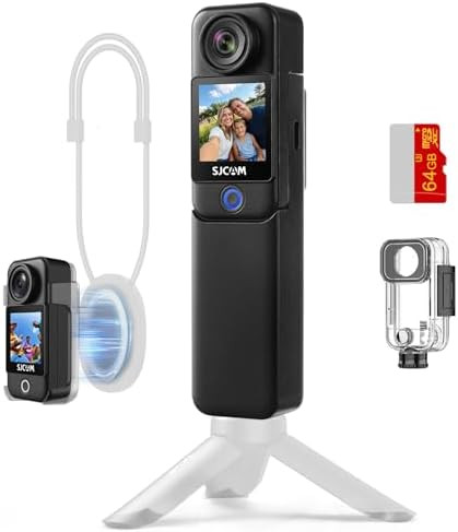 SJCAM C300 Pocket Travel Action Camera 4K,7Hour Power,154° Wide FOV Video Recording,6-Axis Stabi... | Amazon (US)