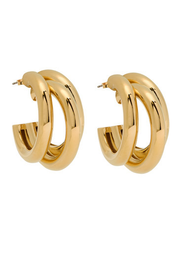 Layered hoop earrings | Harvey Nichols