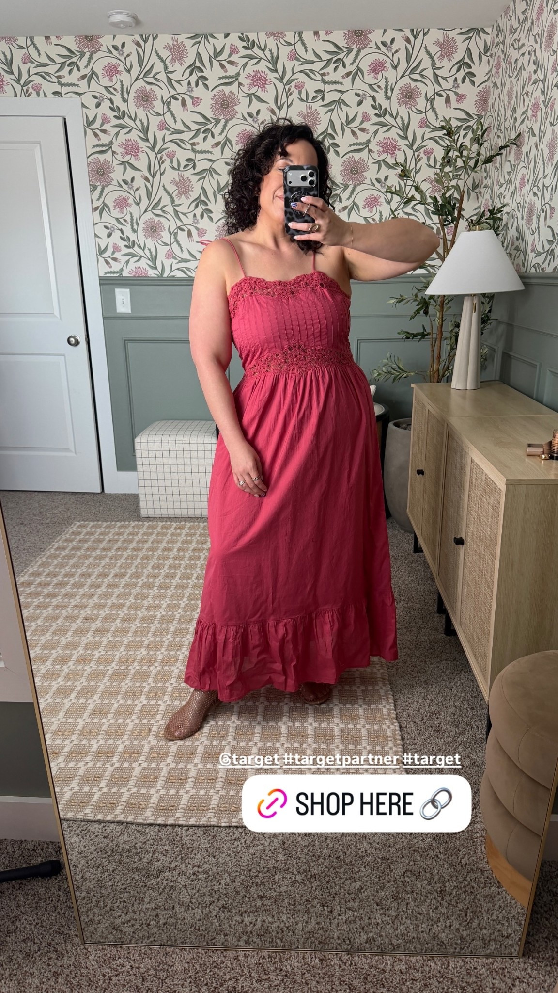 @target #targetpartner #target easy spring dress from Target! Wearing size large! 

#LTKMidsize #LTKgrwm #LTKootd