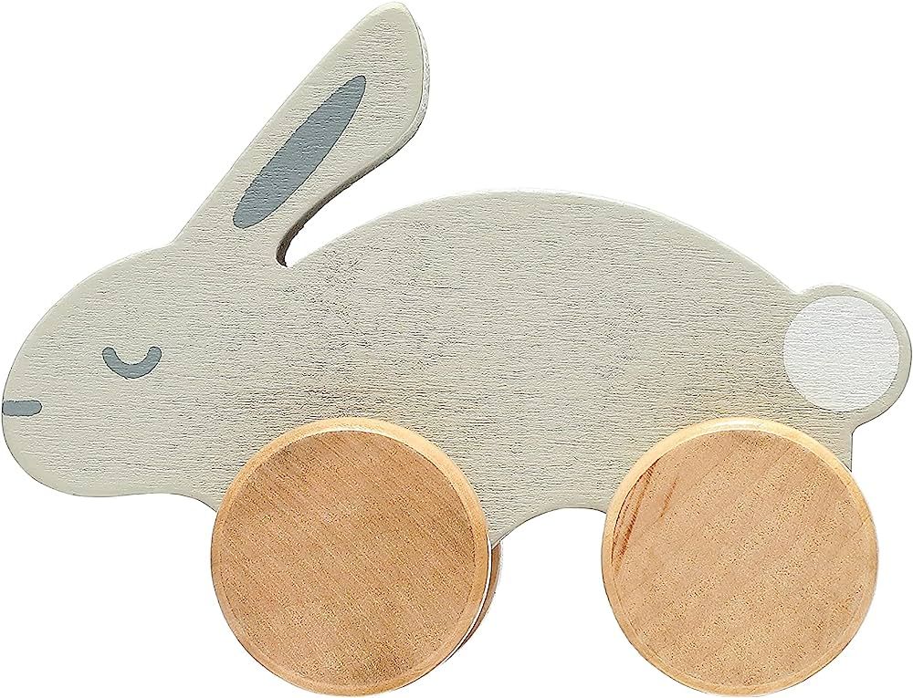 Pearhead Wooden Toy Bunny, First Easter Gifts, Easter Basket Stuffers Toddler Boys and Girls, Spr... | Amazon (US)