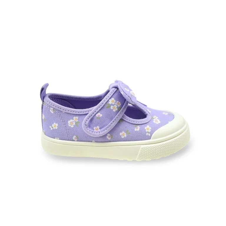 Wonder Nation Baby Girl T-Strap Shoe - Walmart.com | Walmart (US)