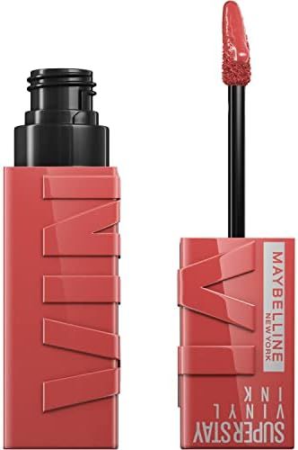 Maybelline Super Stay Vinyl Ink Longwear No-Budge Liquid Lipcolor, Highly Pigmented Color and Instan | Amazon (US)