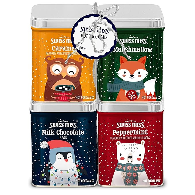 Swiss Miss Hot Cocoa Gift Tin, Assorted Flavors and Designs, 5.52 oz. | Amazon (US)