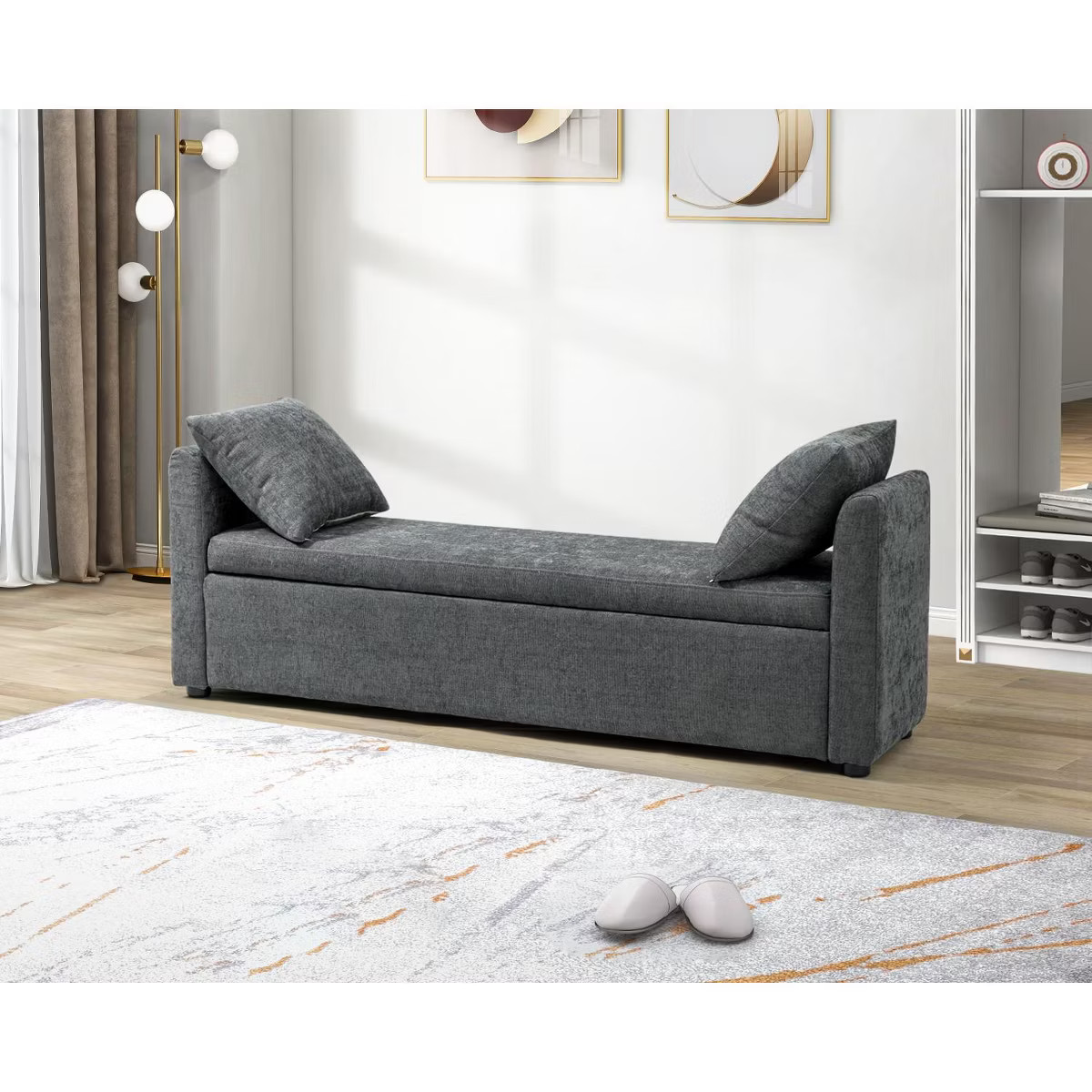 Pedro 59.4" Wide Storage Bench | ARTFUL LIVING DESIGN | Target